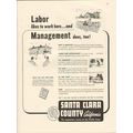 santa clara county ca 1947 labor work managemen...