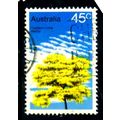 AUSTRALIA 1978 SG 667 45c WATTLE TREE FINE USED #