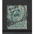 GB.SG216 1/2c Blue-Green.Variety Unchecked.Fine...