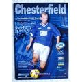 2002 programme Chesterfield v. Huddersfield Town