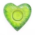 This practical and pretty green heart shaped en...