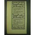 1902 David C. Cook Pub. Young People's Weekly A...