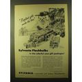 1957 Sylvania Flashbulbs Ad, Brightest Gifts Un...
