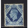 GB 1939 KGV1 10d Turquoise Blue SG 474 ( G894 )
