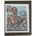 Tanganyika 1961 Independence 15c Sepia & Blue U...