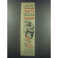 1953 Comstock Pie-sliced apples Ad - Anyone can back homemade apple pie