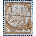 STAMP GERMAN EMPIRE SG494B 1934 3pfg Paul von H...