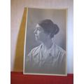 A YOUNG LADY antique photograph postcard by Cec...