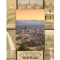 Asheville North Carolina Laser Engraved Wood Pi...