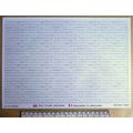 Papier brique – peint en blanc – échelle 1/12 –...