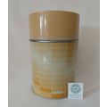 VINTAGE 1970s KING-SEELEY YELLOW GEOMETRIC PATT...