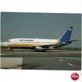 AIR SWEDEN BOEING 737 205 AIRCRAFT POSTCARD A11743