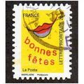 FRA 2008 (55c) 'GREETINGS -BONNES FETES' FINE U...
