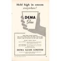 dema glass ltd 1953 british made domestic glass...