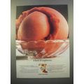 1986 Dole Fruit Sorbet Ad - A Bowl of Raspberries