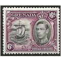 Grenada 1938 SG159 6d Black & Purple Mounted Mi...