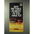 1993 Redwood Tobacco Ad - Why Pay Twice As Much?