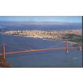 USA Postcard - Air View Of Golden Gate Bridge, ...