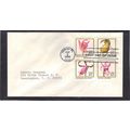 FDC 2076-2079 20c Orchids (No Cachet-Typed/A) C...
