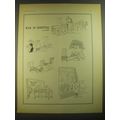 1967 Cartoon Man in Hospital by Larry