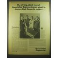 1967 Associated Engineering Ad - The strong, silent men