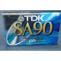 TDK SA-90 HIGH BIAS SEALED CASSETTE TAPE