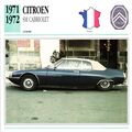 Collectors Club card. Classic Cars. Citroen SM ...