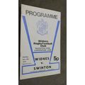 1974 Rugby Football League programme - Widnes v...
