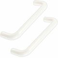 2 WHITE PULL HANDLE Plastic Rust Proof Waterpro...