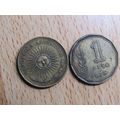 Argentina 1975 1 Peso Coin