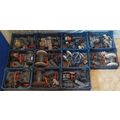 54 PLASTIC PLUMBING VALVES. VARIOUS TYPES & SIZ...