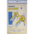 1971 Wolves v Belle Vue Speedway Programme, 2nd...