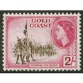 Gold Coast QEII 1952-54 2s Brown-Olive Carmine ...