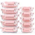 C CREST [10 Pack] Glass Meal Prep Containers, F...