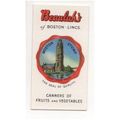 1954 Beaulah's of Boston, Boston Stump Advertis...