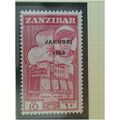 Zanzibar 1964 10s Carmine T56 Jamhuri O/p Unmou...