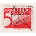 1925 AUSTRIA Sg D593 5g ROSE-SCARLET POSTAGE DUE FINE USED (GAP1)