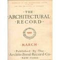 Architectural Record 1910 March Vintage Magazin...