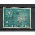 India.United Nations Day stamp.Fine Used.Apr19