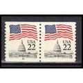 2115a 22c U.S. Flag Very Fine MNH CNP Left 20 P...