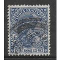 INDIA 1932 3a.6p ULTRAMARIE SG 238 FINE USED#