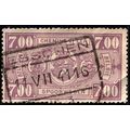 Belgium 1941 Railway Parcelpost 7,00Fr Used Sta...