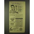1944 Pyrex Oven Ware Ad - Makes Food Fight for Freedom