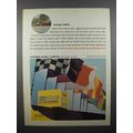 1961 Kodak High Speed Extrachrome Film Ad - Racing