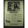 1974 Lanier Dictating Equipment Ad - Your Secretary