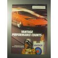 1985 Vantage Cigarettes Ad - Performance Counts