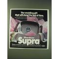 1987 Du Pont SilverStone Supra Cookware Ad - The wedding gift that will stand