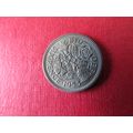 1953 QUEEN ELIZABETH II SIXPENCE CORONATION YEA...