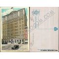 CT New London Postcard Mohican Hotel Street Sce...