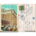 CT New London Postcard Mohican Hotel Street Sce...